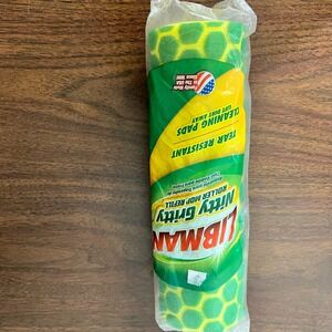 Libman Nitty Gritty Roller Mop Refill 02011 Green Yellow Sponge Tear Resistant‎
